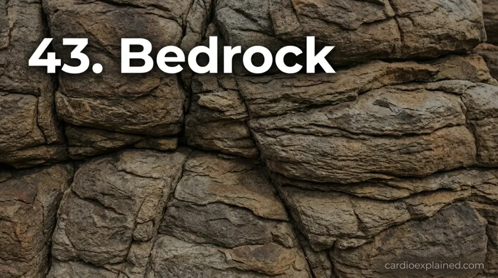 43. Bedrock