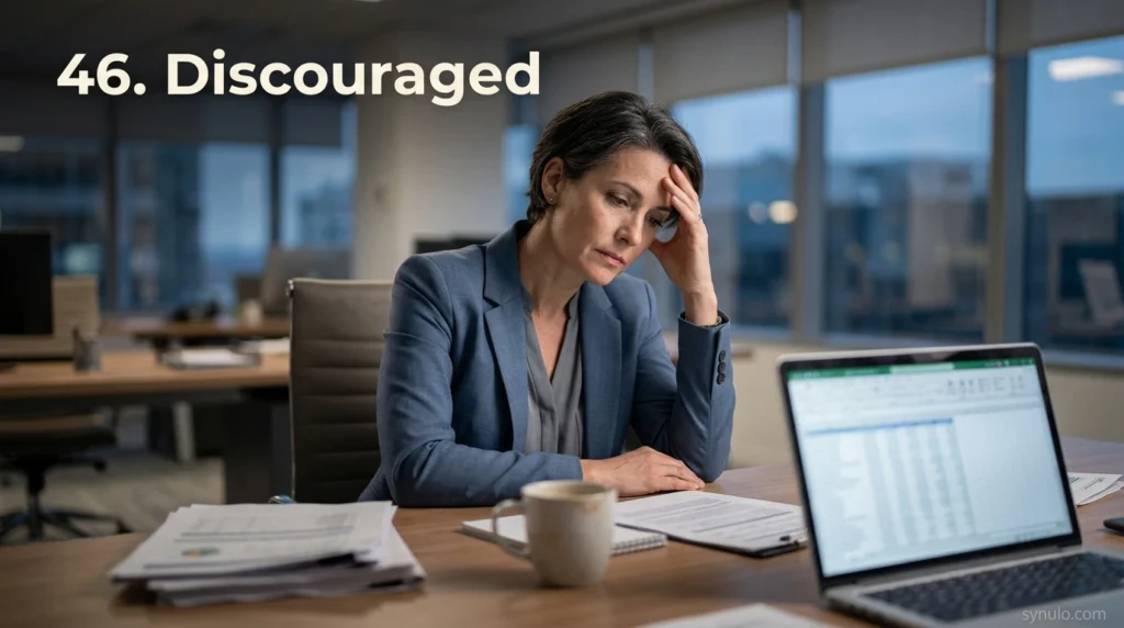 46. Discouraged