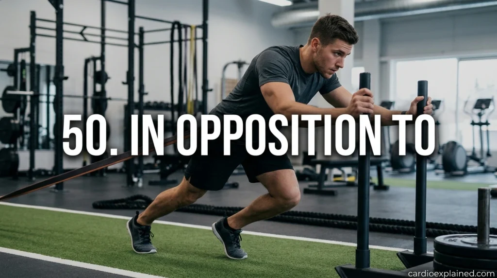50. In Opposition To