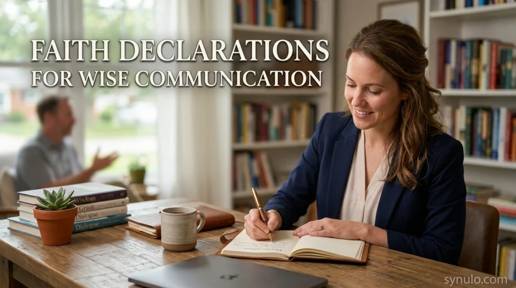 Faith Declarations for Wise Communication