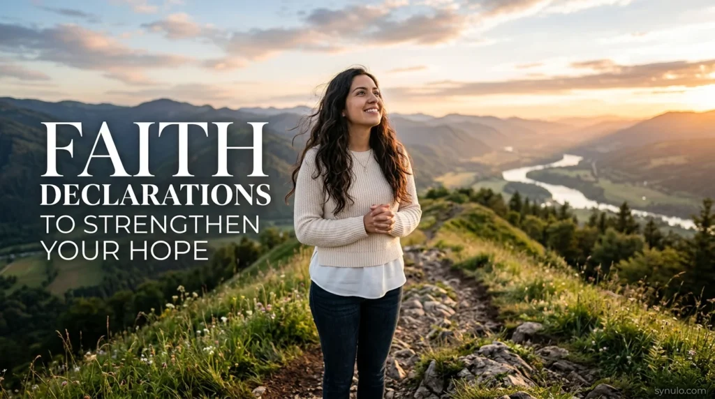 Faith Declarations to Strengthen Your Hope
