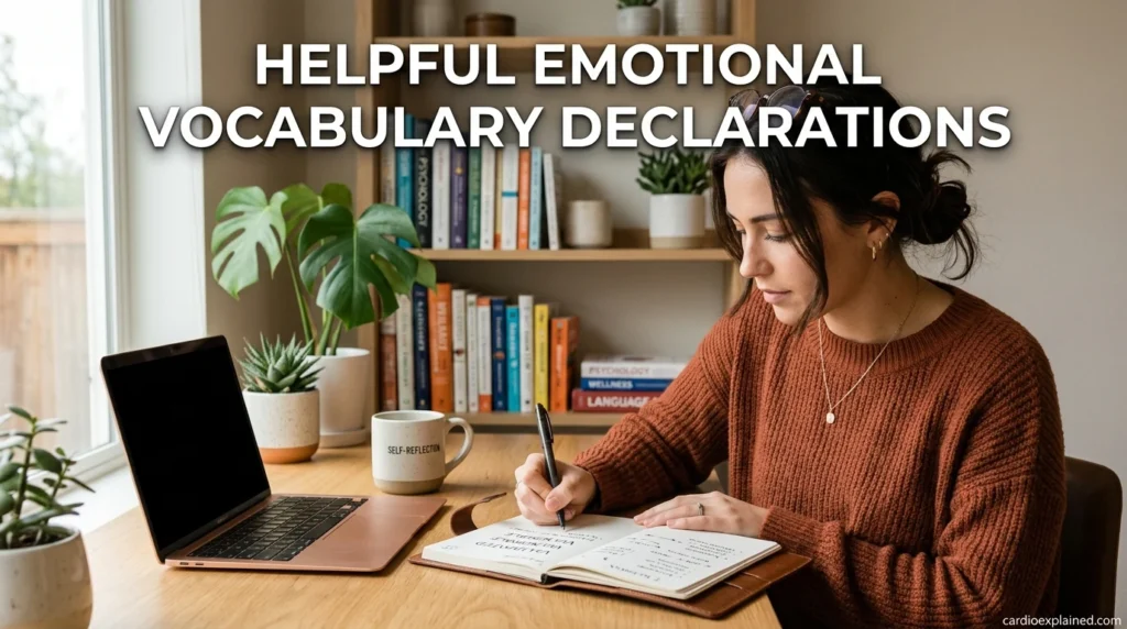 Helpful Emotional Vocabulary Declarations