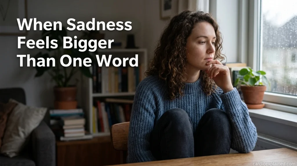 When Sadness Feels Bigger Than One Word
