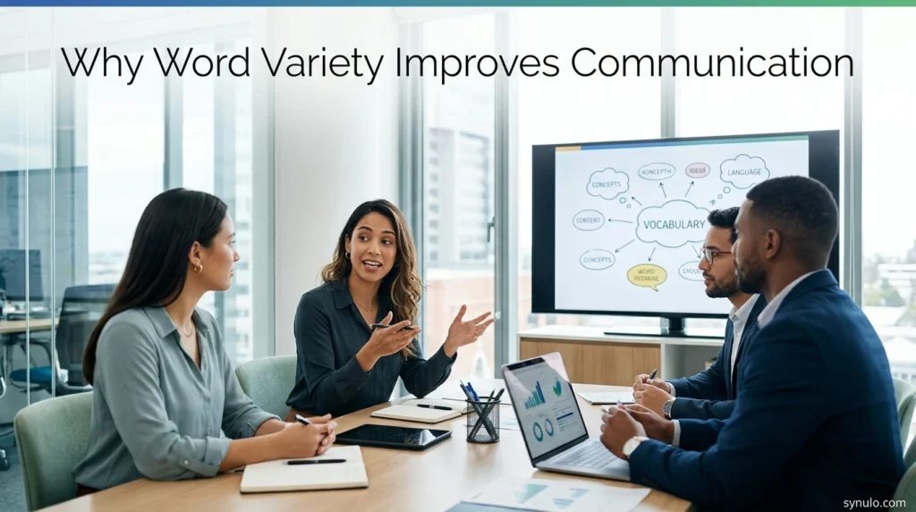 Why Word Variety Improves Communication