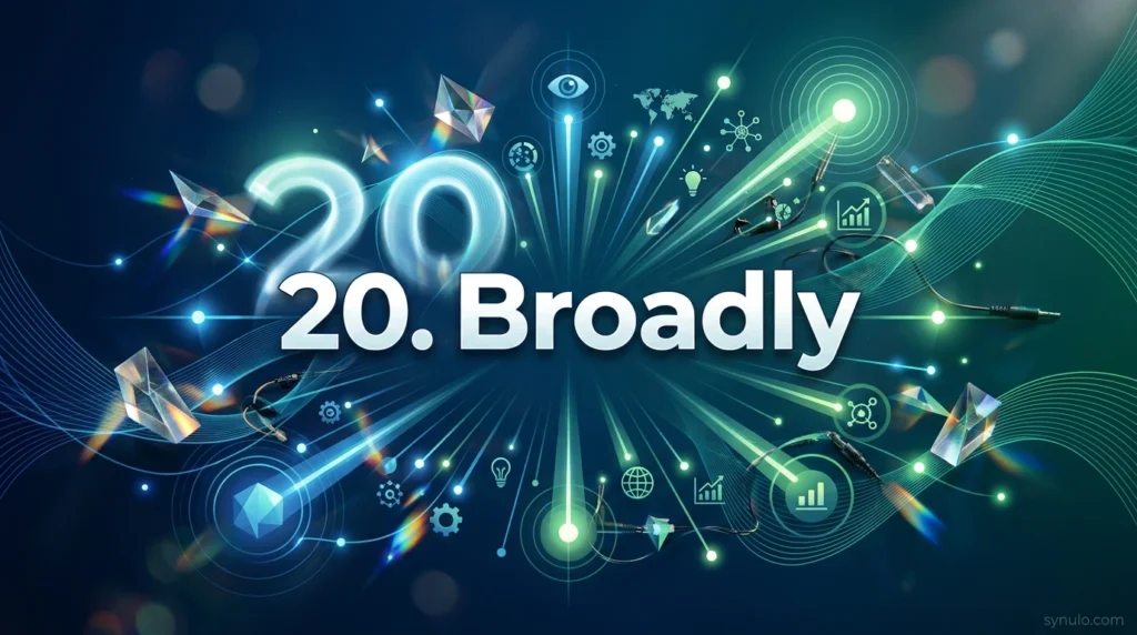 20. Broadly