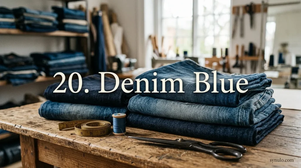 20. Denim Blue