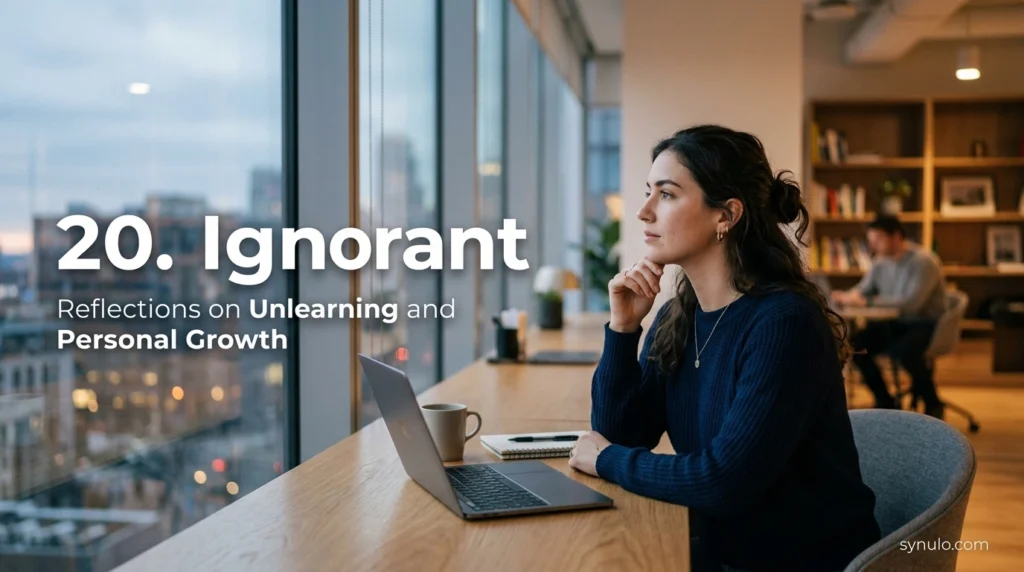 20. Ignorant