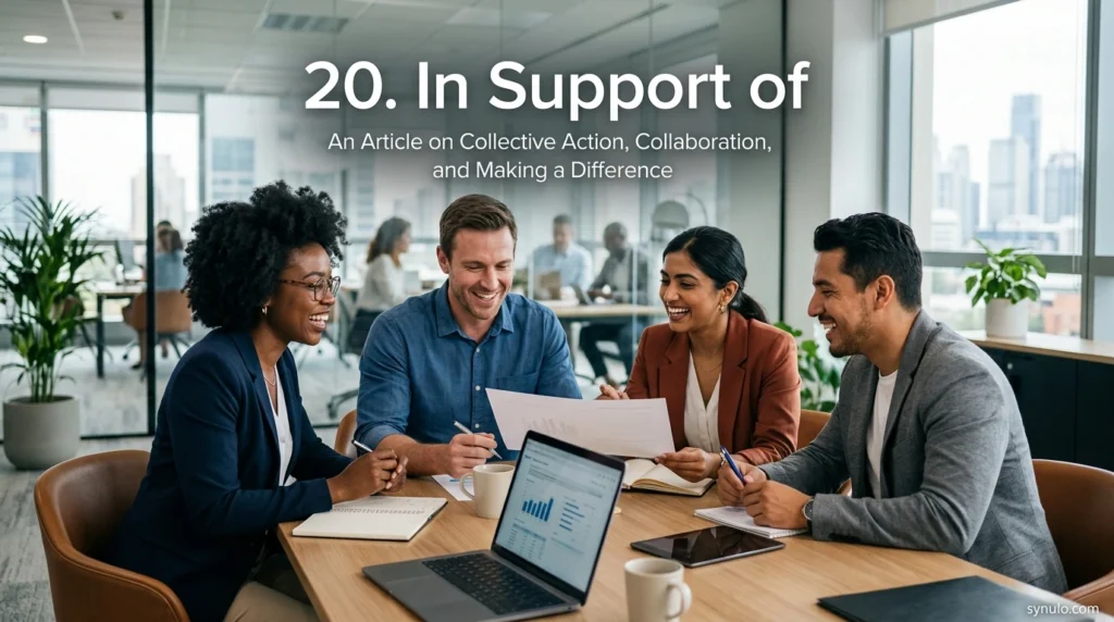 20. In Support of