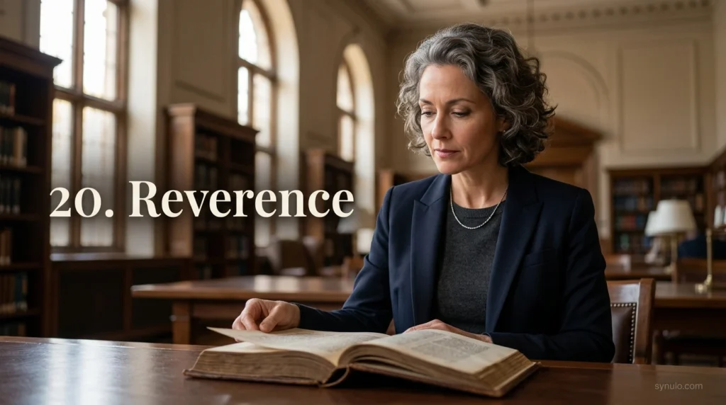 20. Reverence