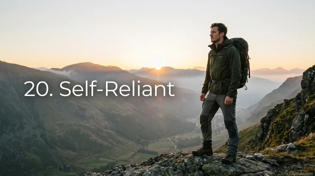 20. Self-Reliant