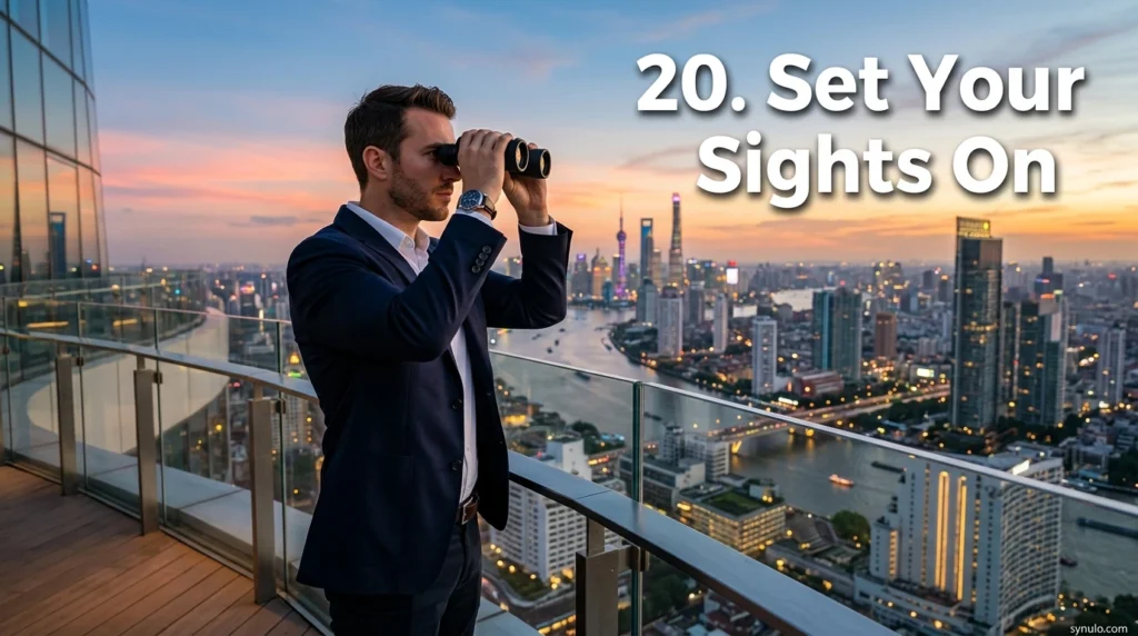 20. Set Your Sights On