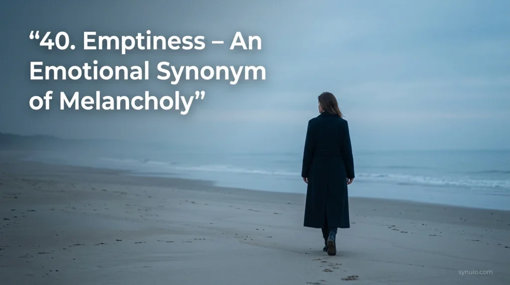 40. Emptiness – An Emotional Synonym of Melancholy