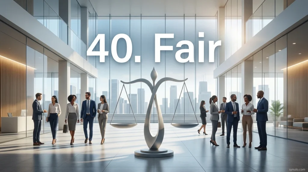 40. Fair