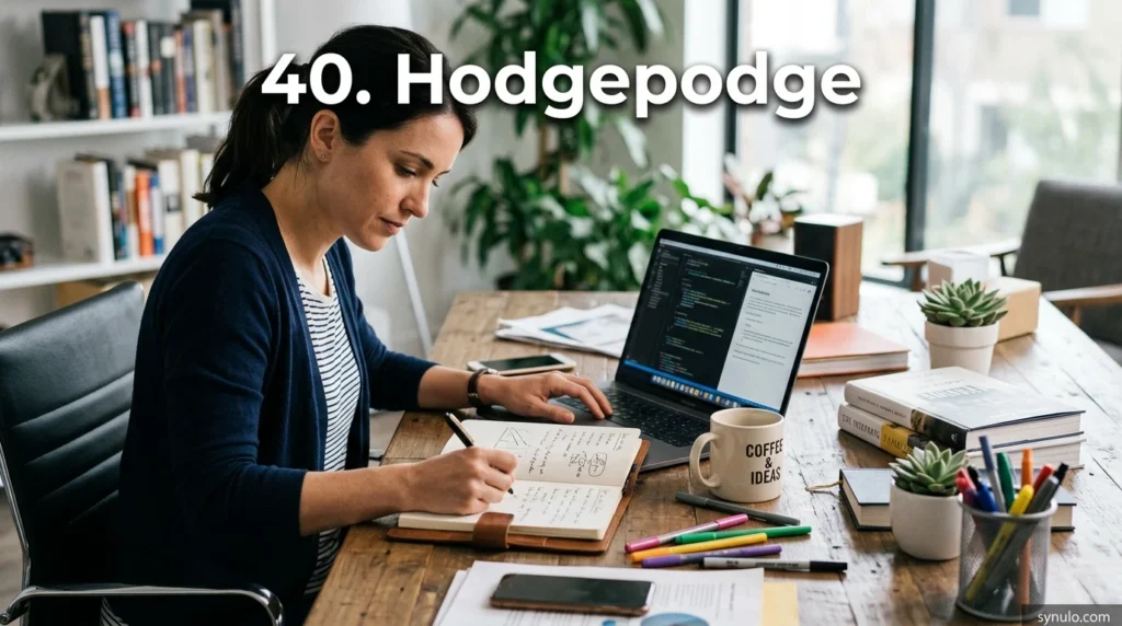 40. Hodgepodge