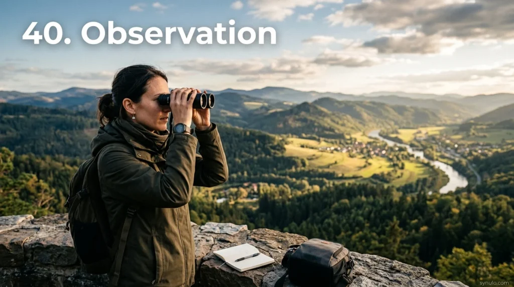 40. Observation