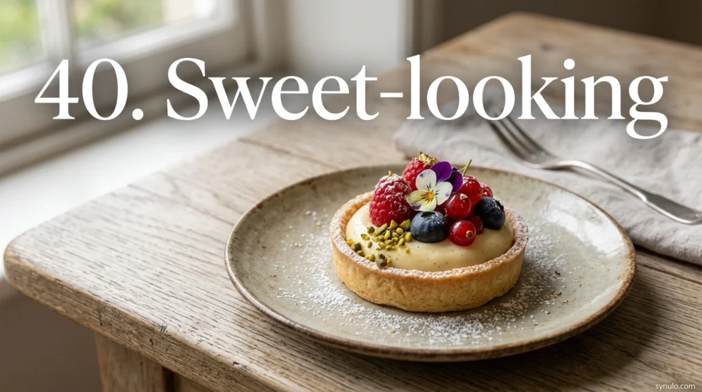 40. Sweet-looking