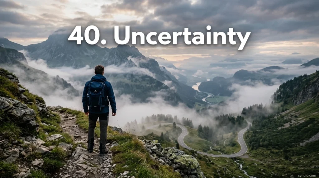 40. Uncertainly