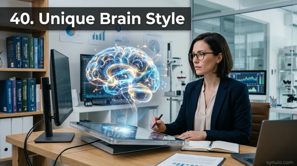 40. Unique Brain Style