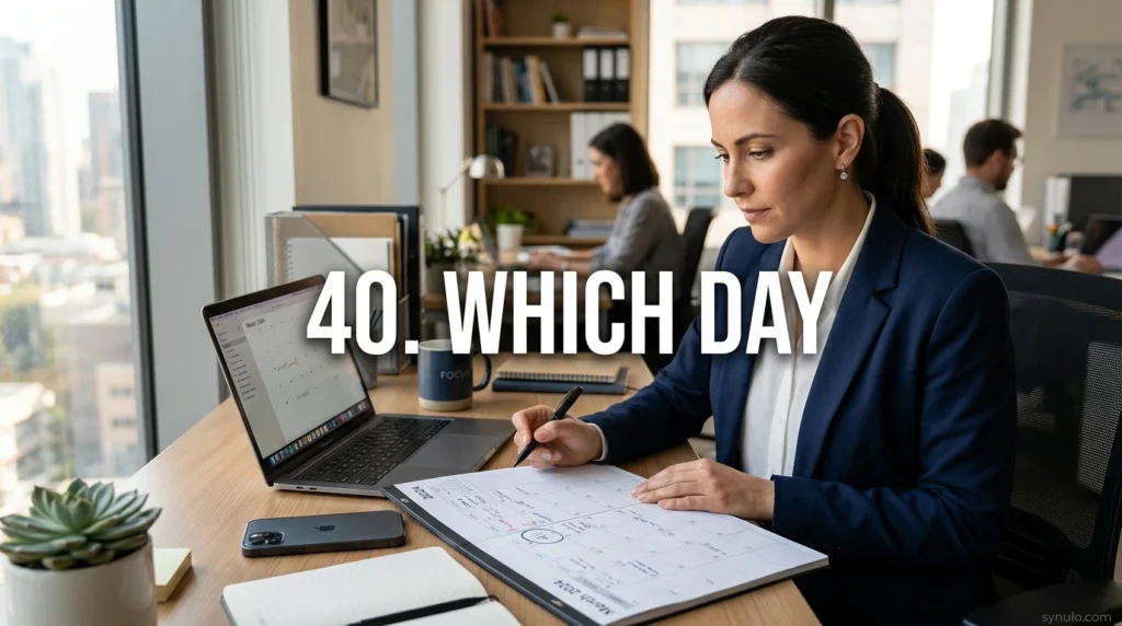 40. Which Day