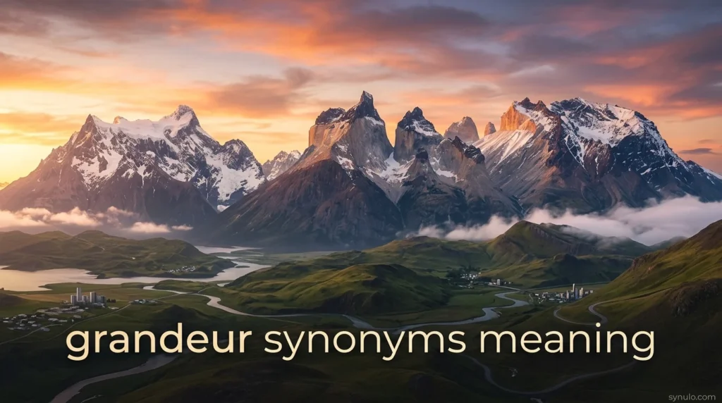 grandeur synonyms meaning