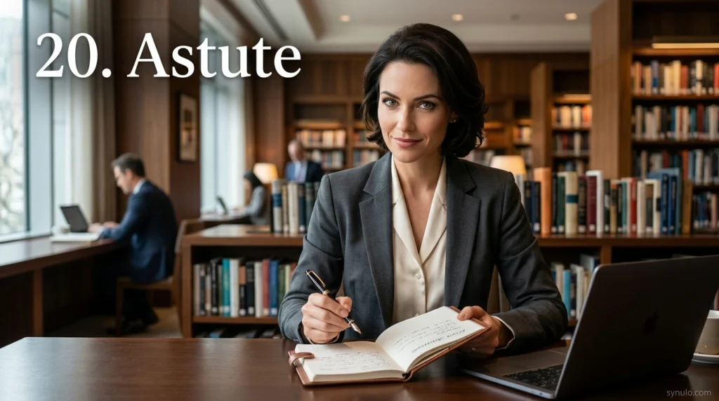 20. Astute