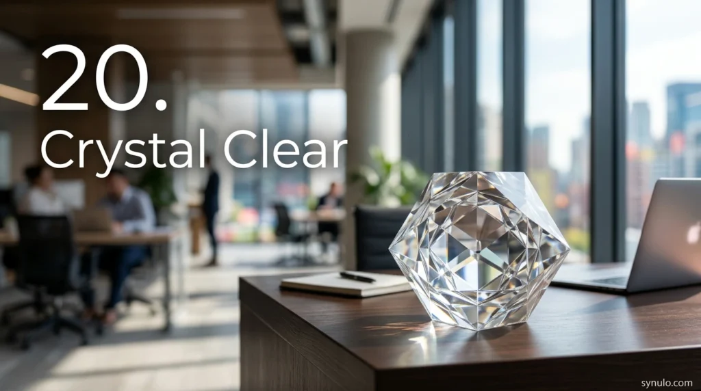 20. Crystal Clear