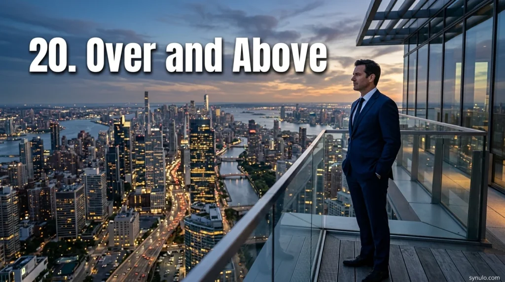 20. Over and Above
