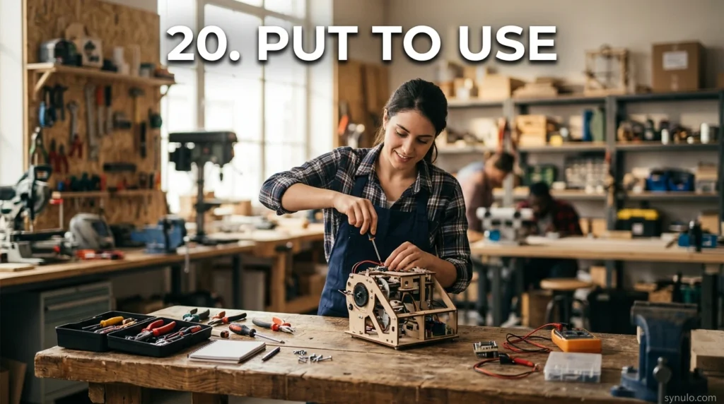 20. Put to Use