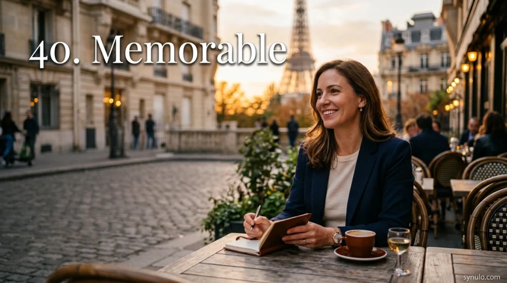 40. Memorable