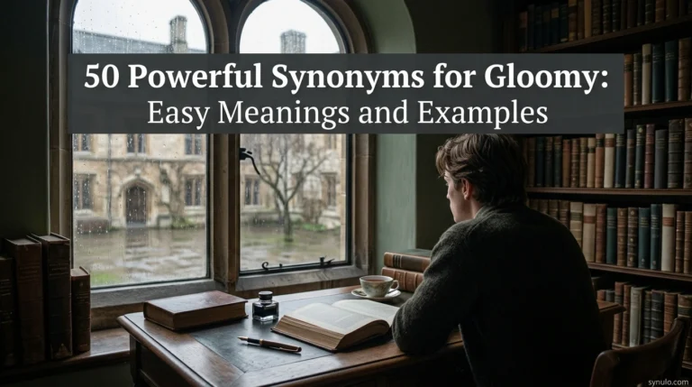 50 Powerful Synonyms for Gloomy: Easy Meanings and Examples