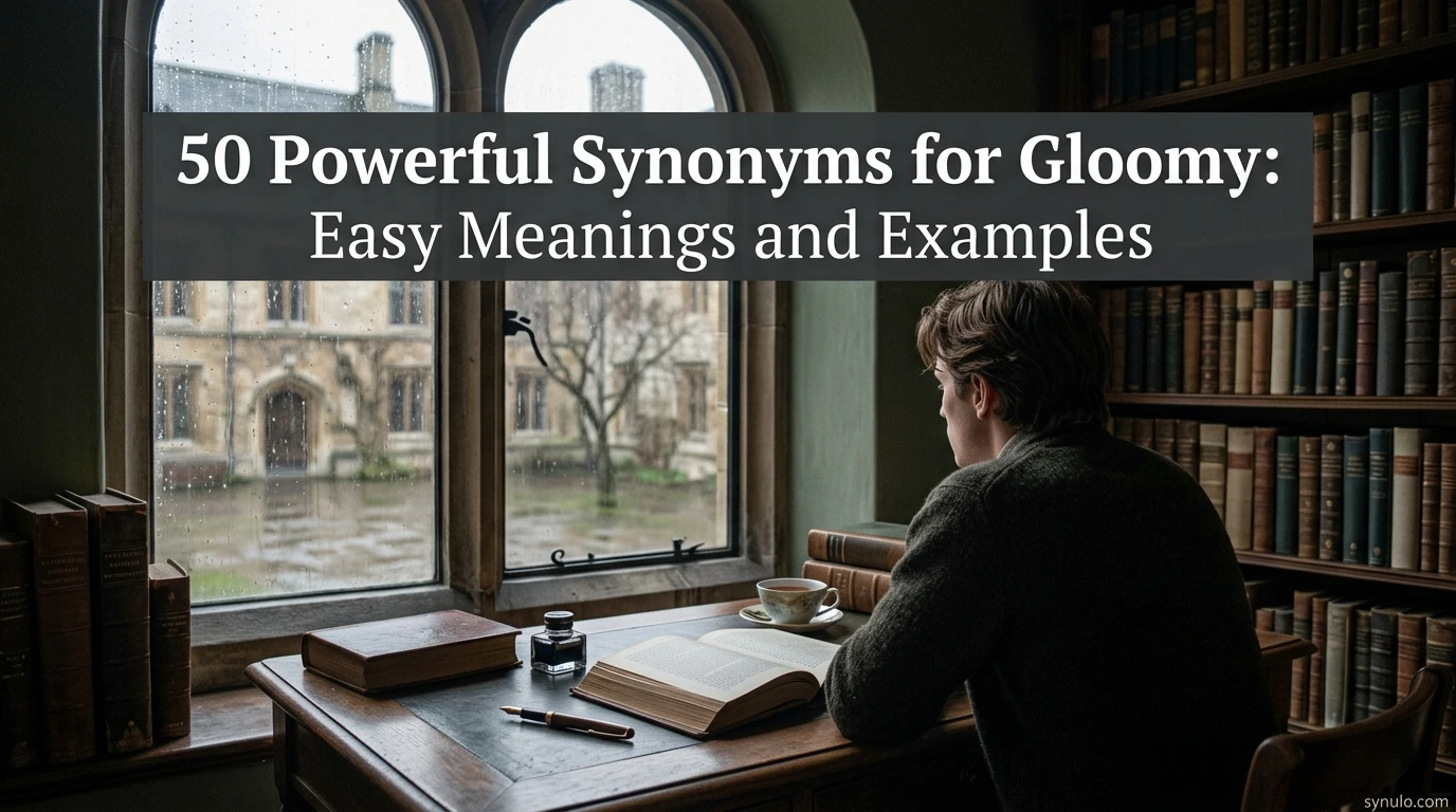 50 Powerful Synonyms for Gloomy: Easy Meanings and Examples