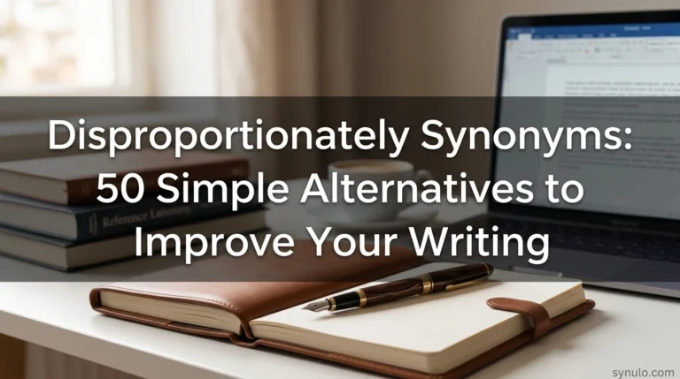 Disproportionately Synonyms: 50 Simple Alternatives to Improve Your Writing