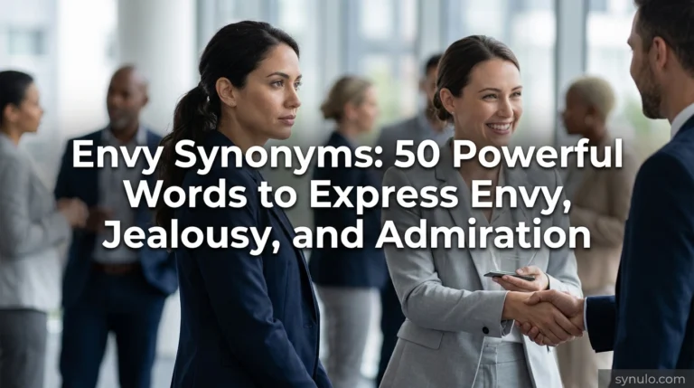 Envy Synonyms: 50 Powerful Words to Express Envy, Jealousy, and Admiration