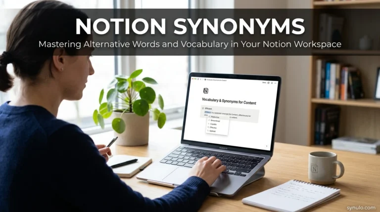 Notion Synonyms