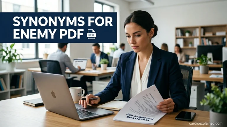 Synonyms for Enemy PDF