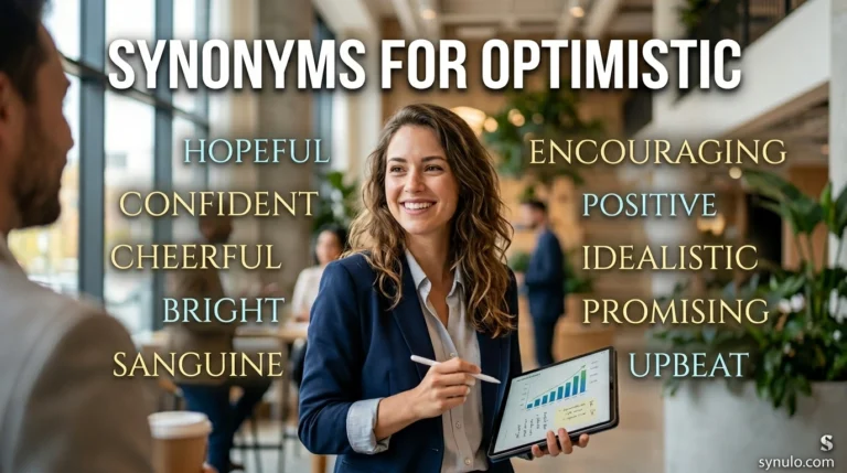 synonyms for optimistic