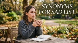 Synonyms for Sad List
