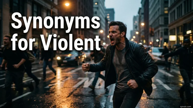 Synonyms for Violent