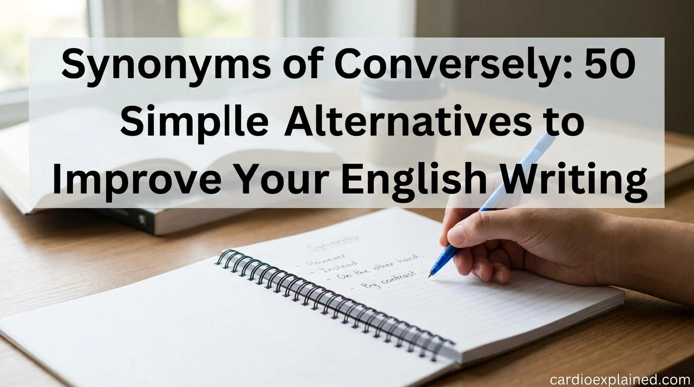Synonyms of Conversely: 50 Simple Alternatives to Improve Your English Writing