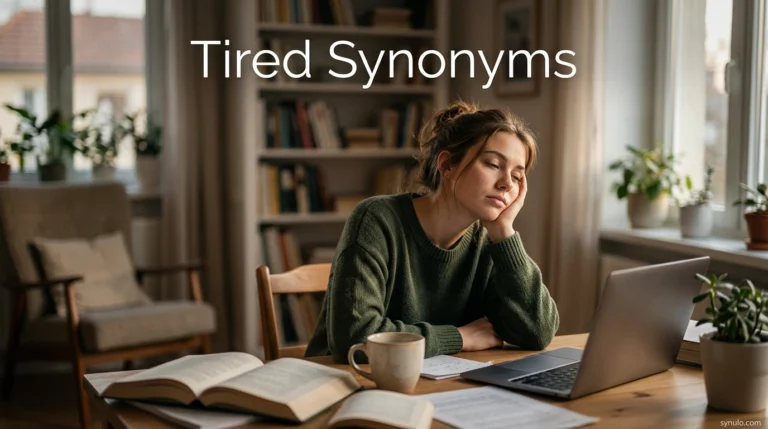 Tired Synonyms