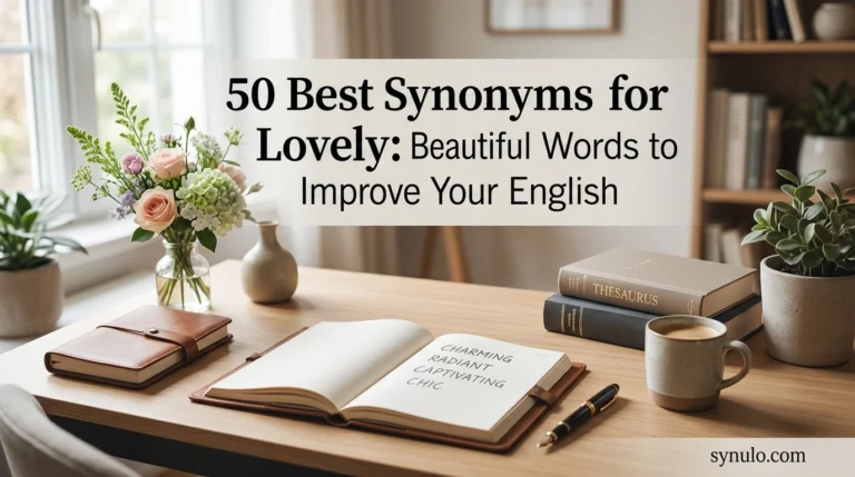 50 Best Synonyms for Lovely: Beautiful Words to Improve Your English