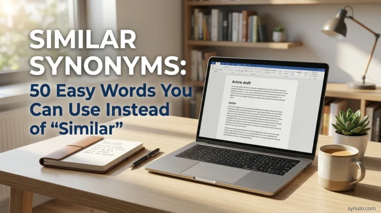 similar synonyms