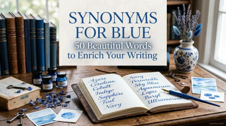 synonyms for blue