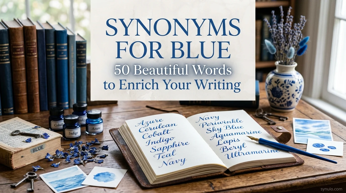 synonyms for blue