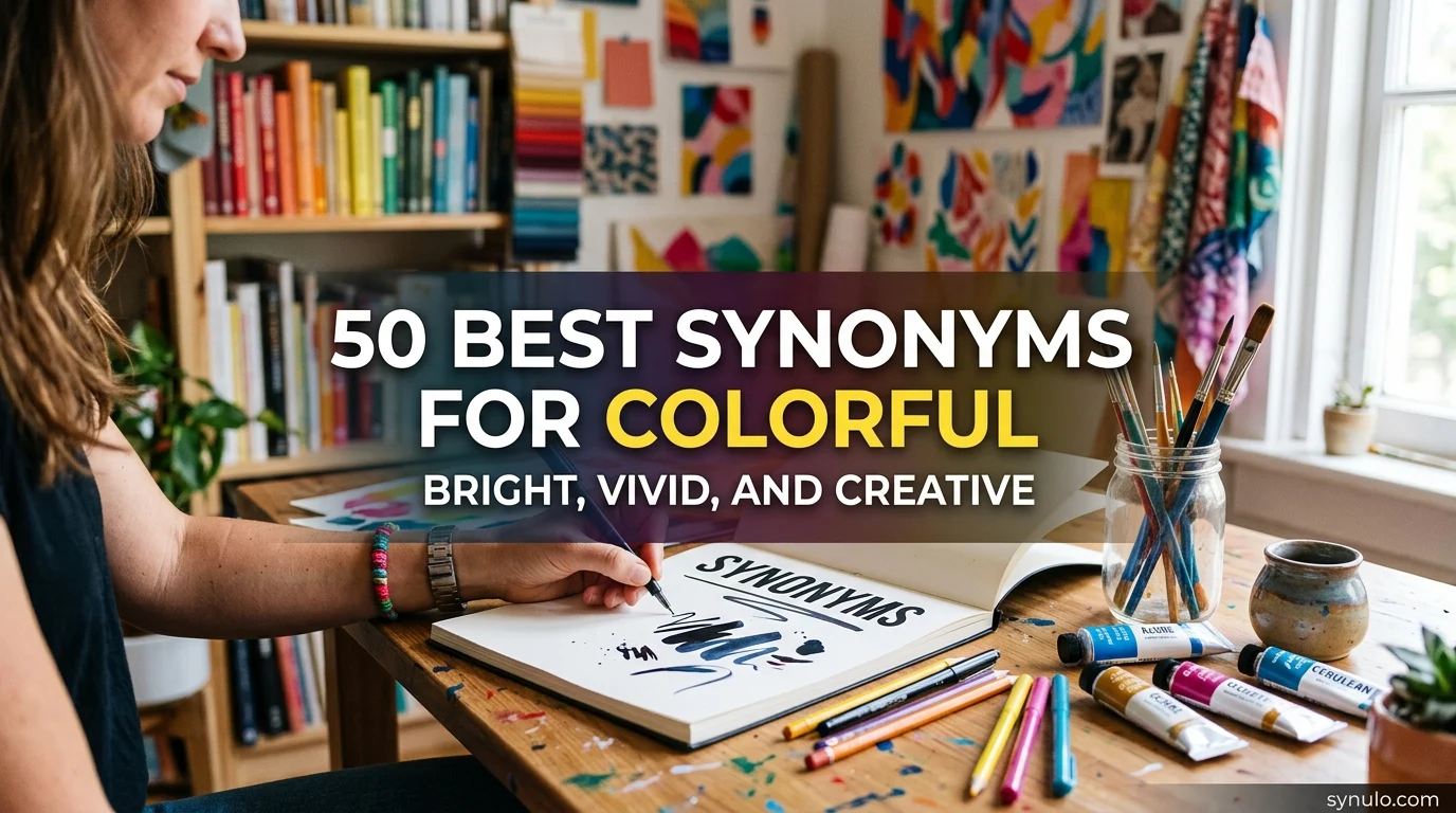 synonyms for colorful