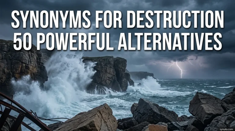 synonyms for destruction