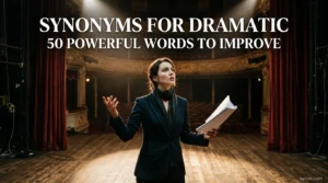synonyms for dramatic