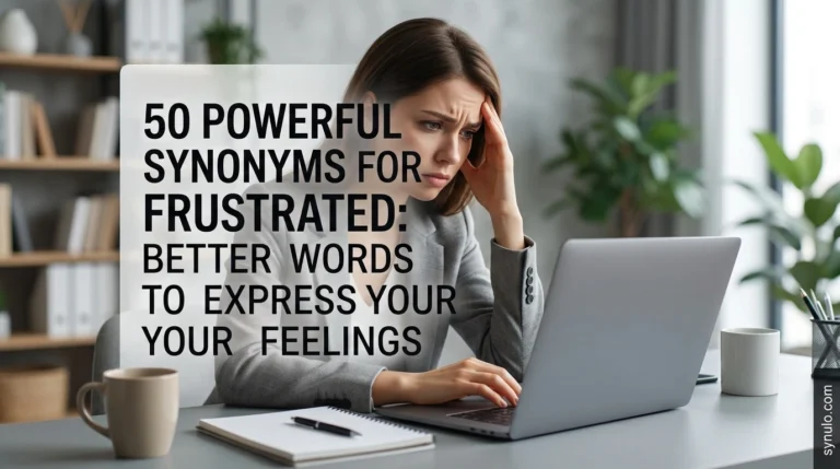 synonyms for frustrated