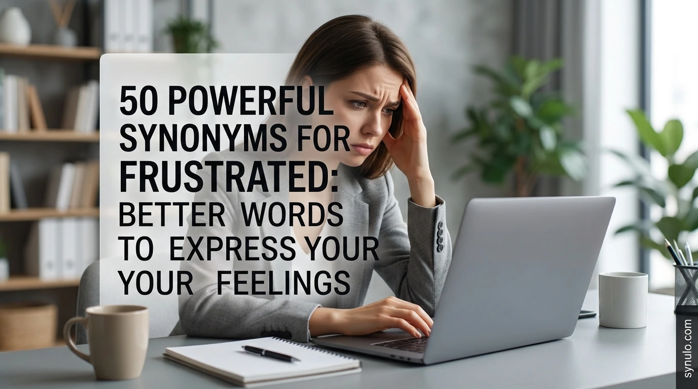 synonyms for frustrated