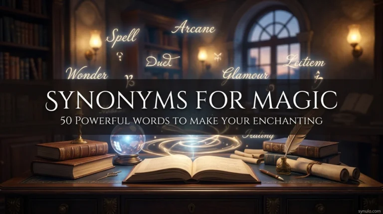 synonyms for magic